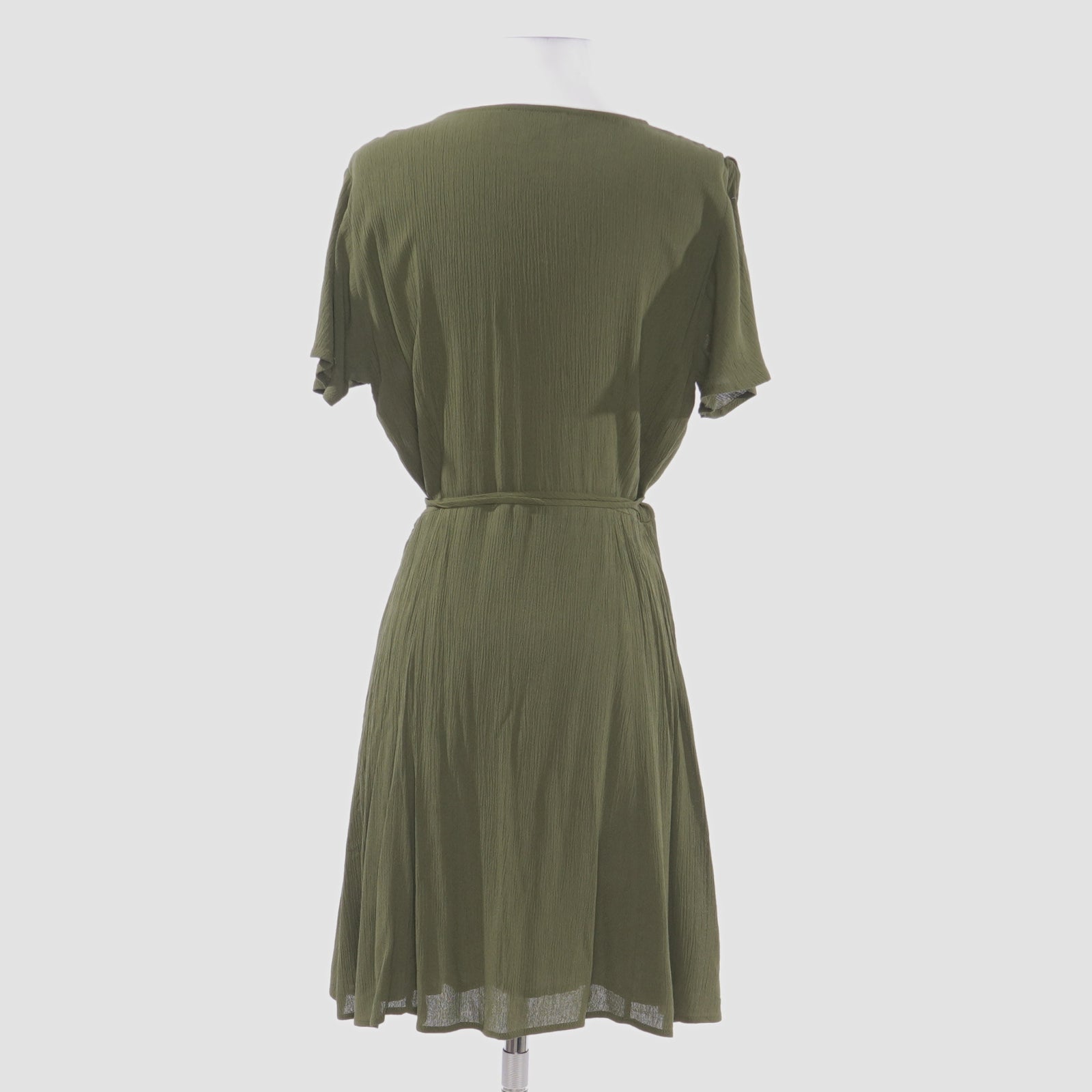 Harbor Point Olive Green Wrap Dress ...